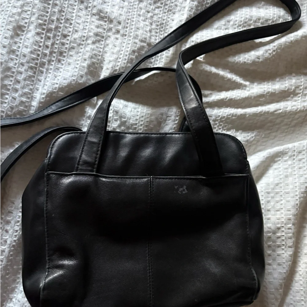 Worthington Black Double-Strap Shoulder Bag - Picture 2 of 3